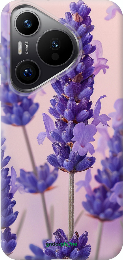Силиконовый чехол Лаванда для Huawei Pura 70 PRO - 6037u-3700 изображение 