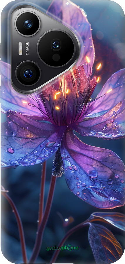Силиконовый чехол Магический цветок для Huawei Pura 70 PRO - 6038u-3700 изображение 