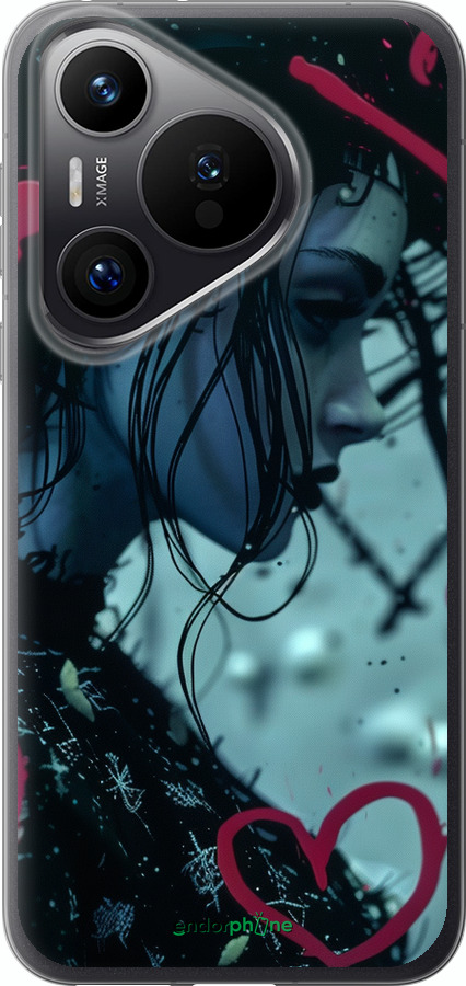 Силіконовий чехол XO Love v2 для Huawei Pura 70 PRO - 6057u-3700 изображение 