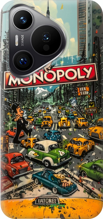 Силіконовий чехол Міський драйв Monopoly для Huawei Pura 70 PRO - 6088u-3700 изображение 