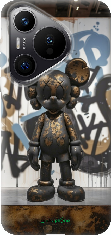 Силиконовый чехол Bronze kaws v2 для Huawei Pura 70 PRO - 6098u-3700 изображение 
