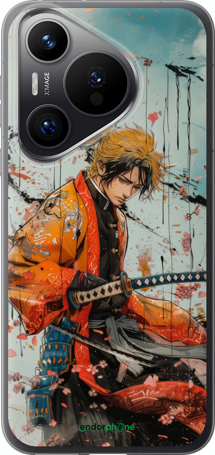 Силиконовый чехол Agatsuma Zenitsu: Убийца демонов для Huawei Pura 70 PRO - 6118u-3700 изображение 