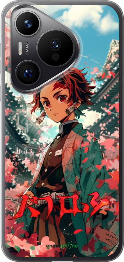 Силиконовый чехол Tanjiro Kamado для Huawei Pura 70 PRO - 6132u-3700 изображение 