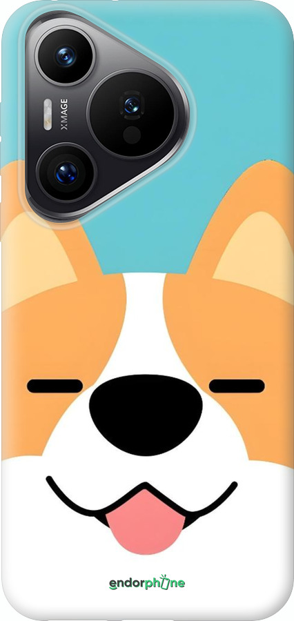 Силиконовый чехол Корги для Huawei Pura 70 PRO - 6280u-3700 изображение 
