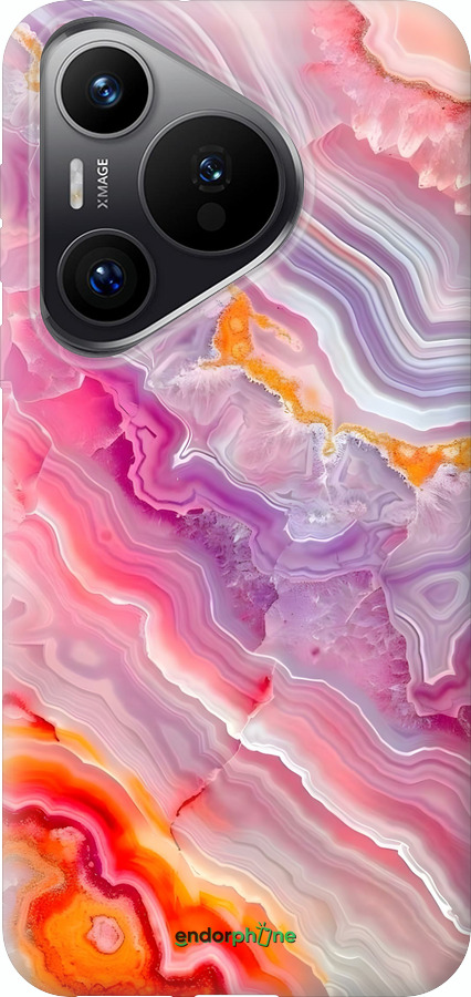 Силиконовый чехол Мрамор 2 для Huawei Pura 70 PRO - 6307u-3700 изображение 