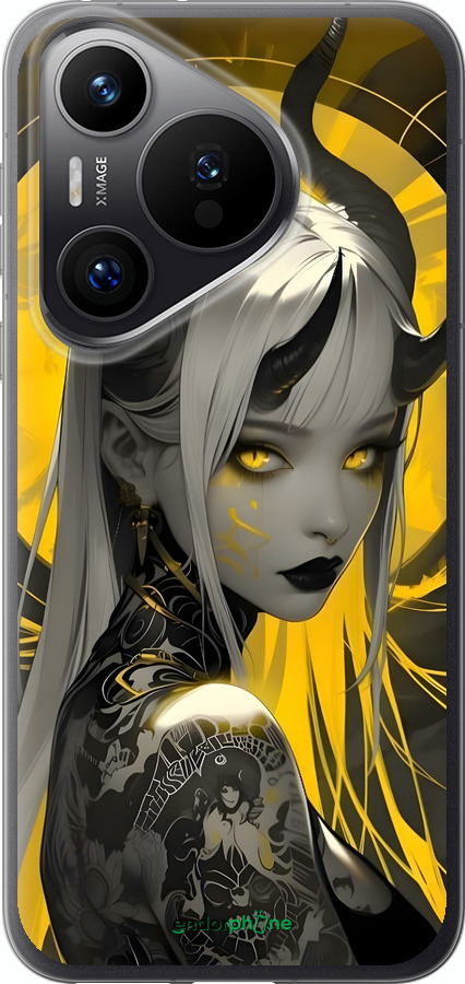 Силиконовый чехол Аниме демон 2 для Huawei Pura 70 PRO - 6309u-3700 изображение 