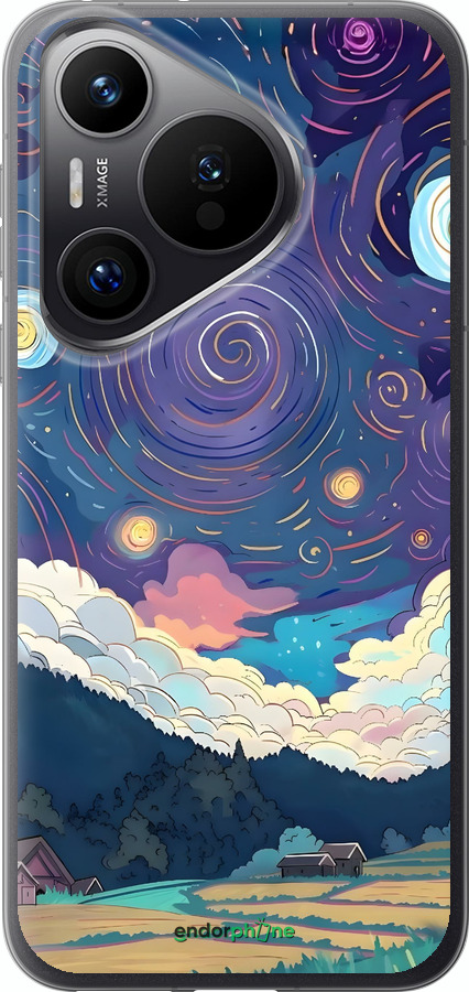 Силіконовий чехол Креативний арт для Huawei Pura 70 PRO - 6322u-3700 изображение 