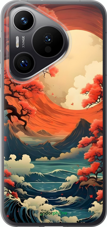 Силиконовый чехол Природа японии для Huawei Pura 70 PRO - 6327u-3700 изображение 