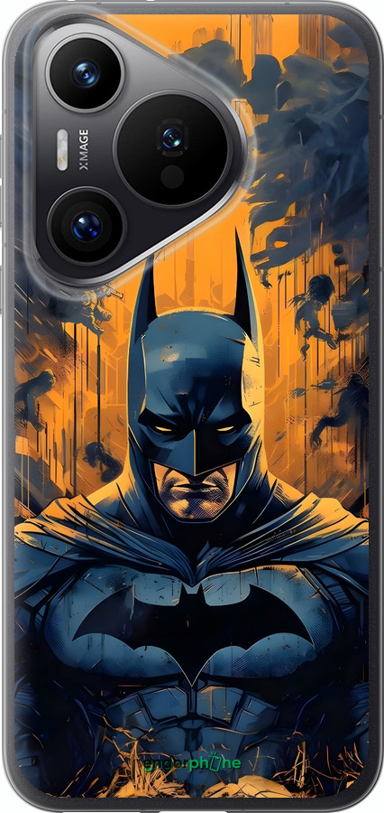 Силиконовый чехол Бэтмен для Huawei Pura 70 PRO - 6335u-3700 изображение 