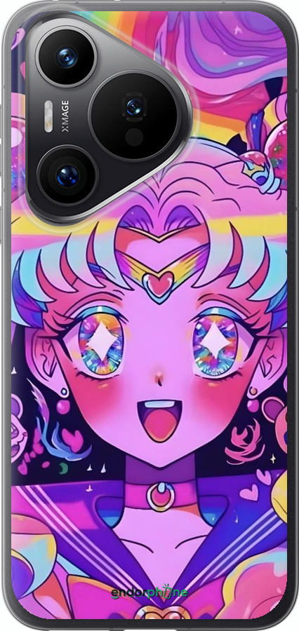 Силиконовый чехол Сейлор Мун 3 для Huawei Pura 70 PRO - 6352u-3700 изображение 