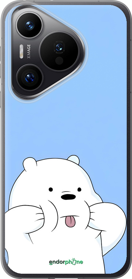 Силиконовый чехол Милый мишка для Huawei Pura 70 PRO - 6357u-3700 изображение 