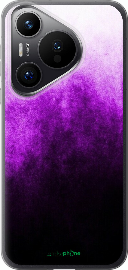 Силиконовый чехол Абстрактная композиция в фиолетовых тонах для Huawei Pura 70 PRO - 6478u-3700 изображение 