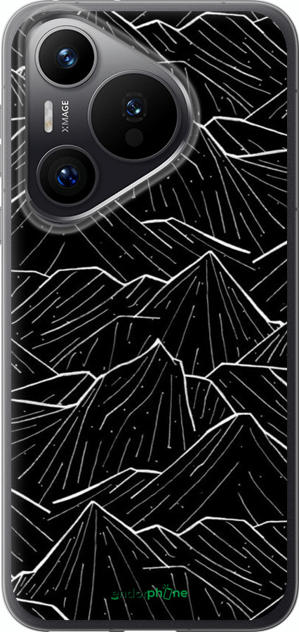 Силиконовый чехол С изображением Темных гор для Huawei Pura 70 PRO - 6489u-3700 изображение 