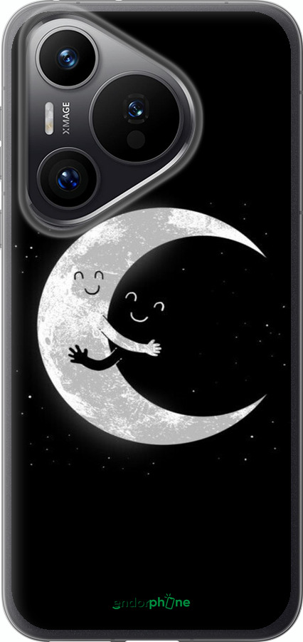 Силіконовий чехол Місячні обійми для Huawei Pura 70 PRO - 6508u-3700 изображение 