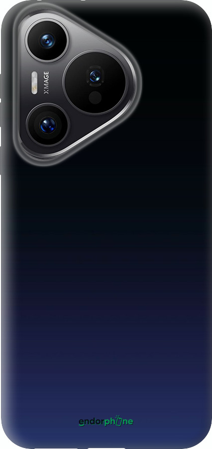 Силиконовый чехол Градиент в тёмно - синем стиле для Huawei Pura 70 PRO - 6542u-3700 изображение 
