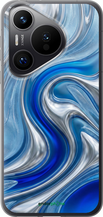 Силиконовый чехол Liquid Chrome для Huawei Pura 70 PRO - 6781u-3700 изображение 