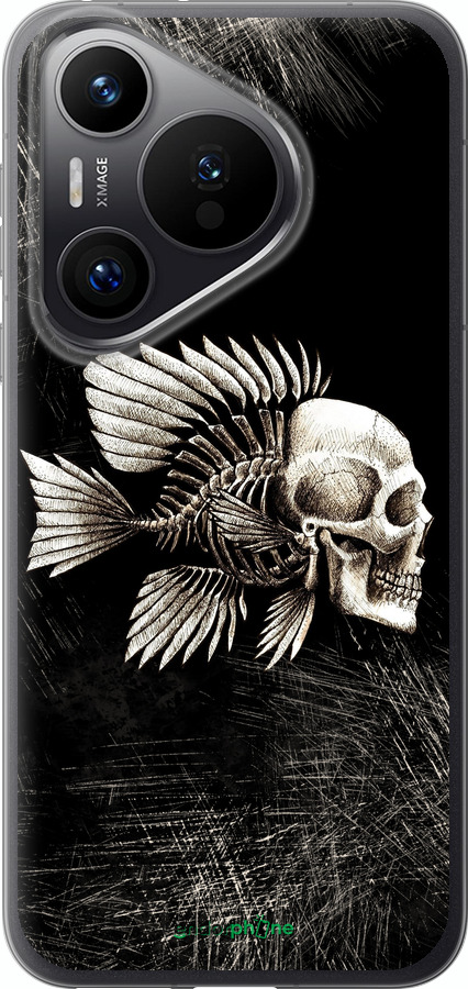Силиконовый чехол Рыбо-человек для Huawei Pura 70 PRO - 683u-3700 изображение 