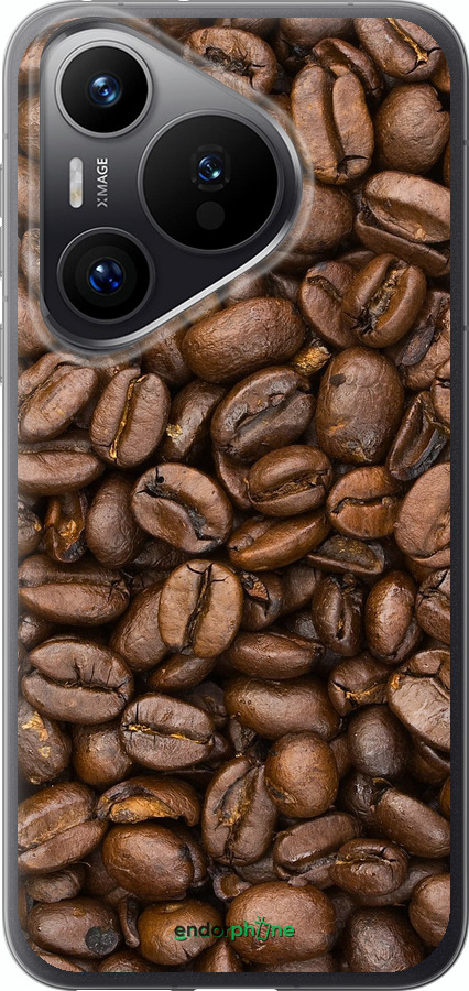 Силиконовый чехол Зёрна кофе для Huawei Pura 70 PRO - 783u-3700 изображение 