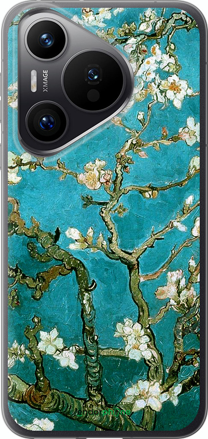 Силиконовый чехол Винсент Ван Гог. Сакура для Huawei Pura 70 PRO - 841u-3700 изображение 