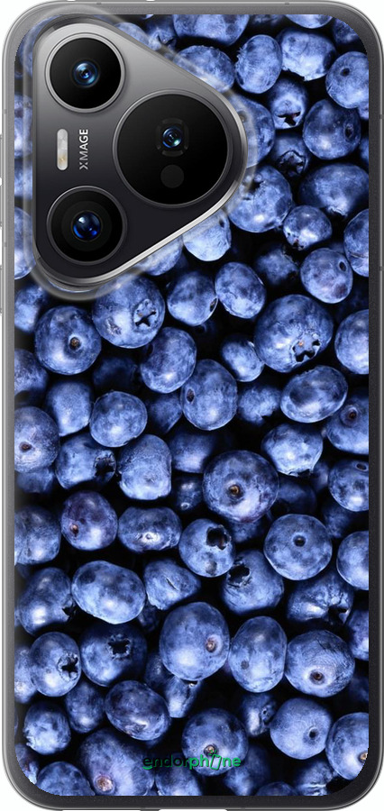 Силиконовый чехол Черника для Huawei Pura 70 PRO - 851u-3700 изображение 