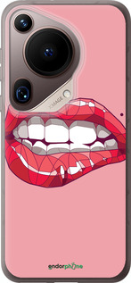 Силиконовый чехол Sexy lips для Huawei Pura 70 Ultra - 4174u-3704 изображение 