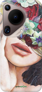 Силіконовий чехол Head Flower для Huawei Pura 70 Ultra - 4460u-3704 изображение 