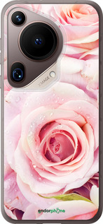 Силіконовий чехол Троянди для Huawei Pura 70 Ultra - 525u-3704 изображение 