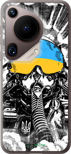 Силиконовый чехол Призрак Киева v3 для Huawei Pura 70 Ultra - 5307u-3704 изображение 