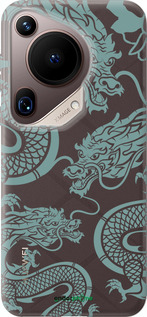 Силиконовый чехол Дракон для Huawei Pura 70 Ultra - 5476u-3704 изображение 