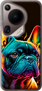 Силиконовый чехол Яркий бульдог для Huawei Pura 70 Ultra - 5547u-3704 изображение 