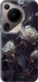 Силіконовий чехол Троянди 2 для Huawei Pura 70 Ultra - 5550u-3704 изображение 