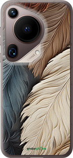 Силиконовый чехол Листья в стиле бохо для Huawei Pura 70 Ultra - 5643u-3704 изображение 
