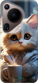Силиконовый чехол White cat для Huawei Pura 70 Ultra - 5646u-3704 изображение 