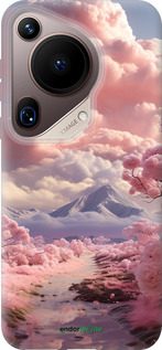 Силиконовый чехол Розовые облака для Huawei Pura 70 Ultra - 5660u-3704 изображение 