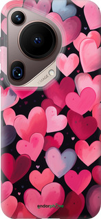 Силіконовий чехол Сердечка 4 для Huawei Pura 70 Ultra - 5662u-3704 изображение 