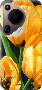 Силиконовый чехол Желтые тюльпаны для Huawei Pura 70 Ultra - 5991u-3704 изображение 