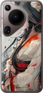 Силиконовый чехол Кицуне для Huawei Pura 70 Ultra - 6073u-3704 изображение 