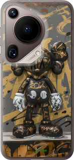 Силиконовый чехол Bronze kaws для Huawei Pura 70 Ultra - 6097u-3704 изображение 