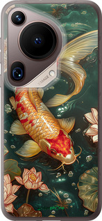 Силіконовий чехол Мелодія Лотоса для Huawei Pura 70 Ultra - 6106u-3704 изображение 