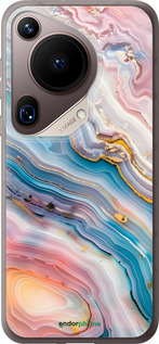 Силиконовый чехол Мрамор красивый для Huawei Pura 70 Ultra - 6376u-3704 изображение 