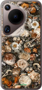 Силиконовый чехол В стиле барокко-мрачный для Huawei Pura 70 Ultra - 6404u-3704 изображение 