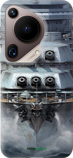 Силіконовий чехол Лінкор, world of tanks, wargaming, військовий корабель для Huawei Pura 70 Ultra - 6453u-3704 изображение 