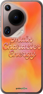 Силиконовый чехол Aura Gradient Main Character Energy Aesthetic Y2K для Huawei Pura 70 Ultra - 6783u-3704 изображение 