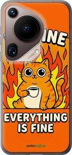 Силіконовий чохол 'Funny Cat' для Huawei Pura 70 Ultra зображення 5