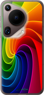 Силиконовый чехол Радужный вихрь для Huawei Pura 70 Ultra - 747u-3704 изображение 
