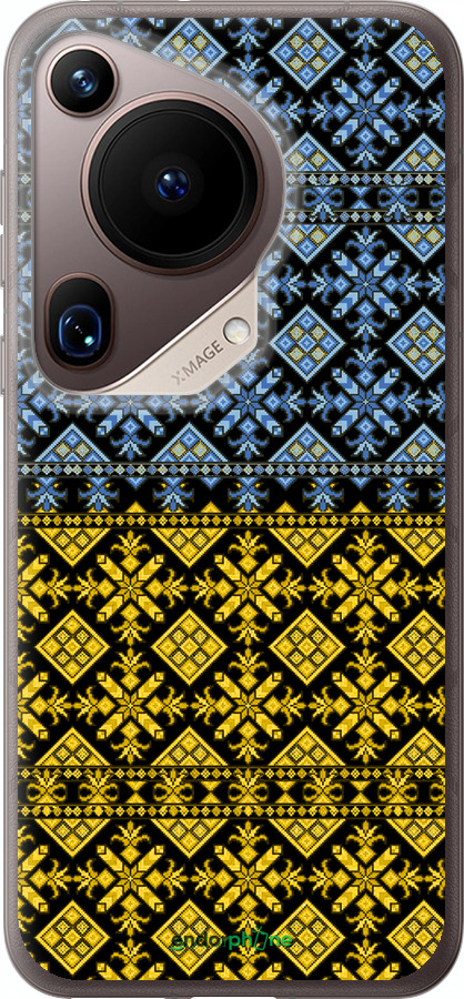 Силиконовый чехол Жовто-блакитна вишиванка для Huawei Pura 70 Ultra - 1169u-3704 изображение 