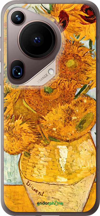 Силіконовий чехол Вінсент Ван Гог. Соняшники для Huawei Pura 70 Ultra - 162u-3704 изображение 