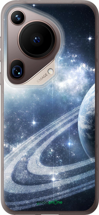 Силиконовый чехол Кольца Сатурна для Huawei Pura 70 Ultra - 173u-3704 изображение 