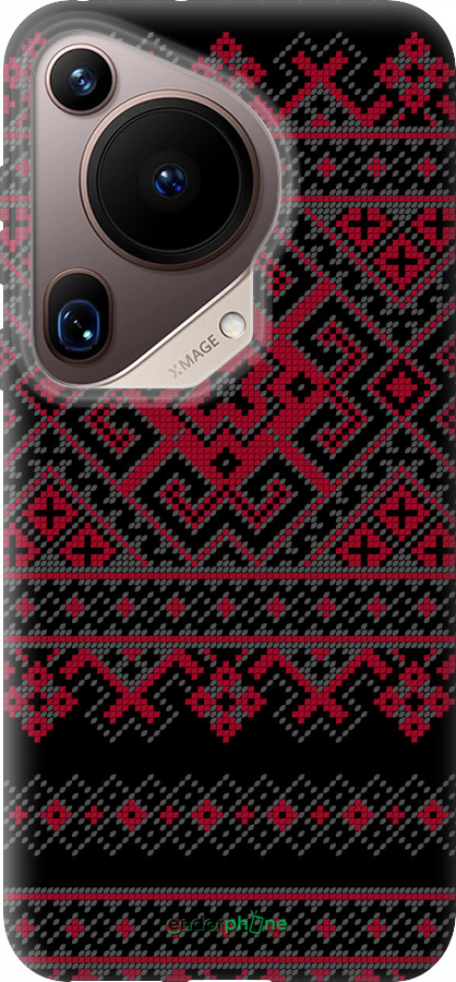 Силіконовий чехол Вишиванка 52 для Huawei Pura 70 Ultra - 1763u-3704 изображение 