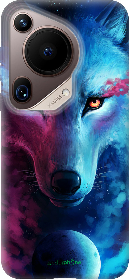 Силіконовий чехол Арт-вовк для Huawei Pura 70 Ultra - 3999u-3704 изображение 